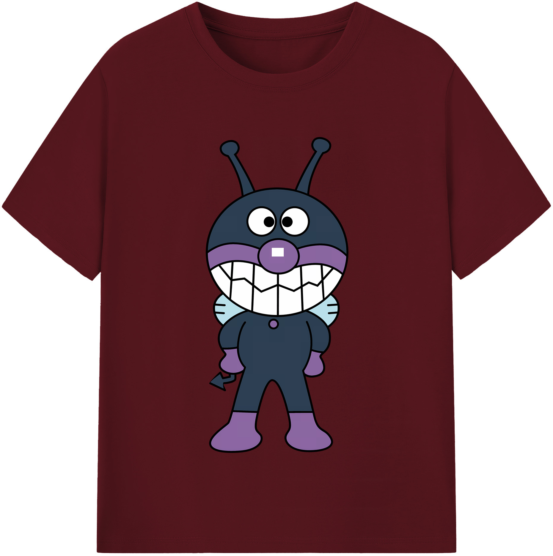 （画像用） アンパンマン Anpanman 綿100％半袖Tシャツ（フロントプリント）